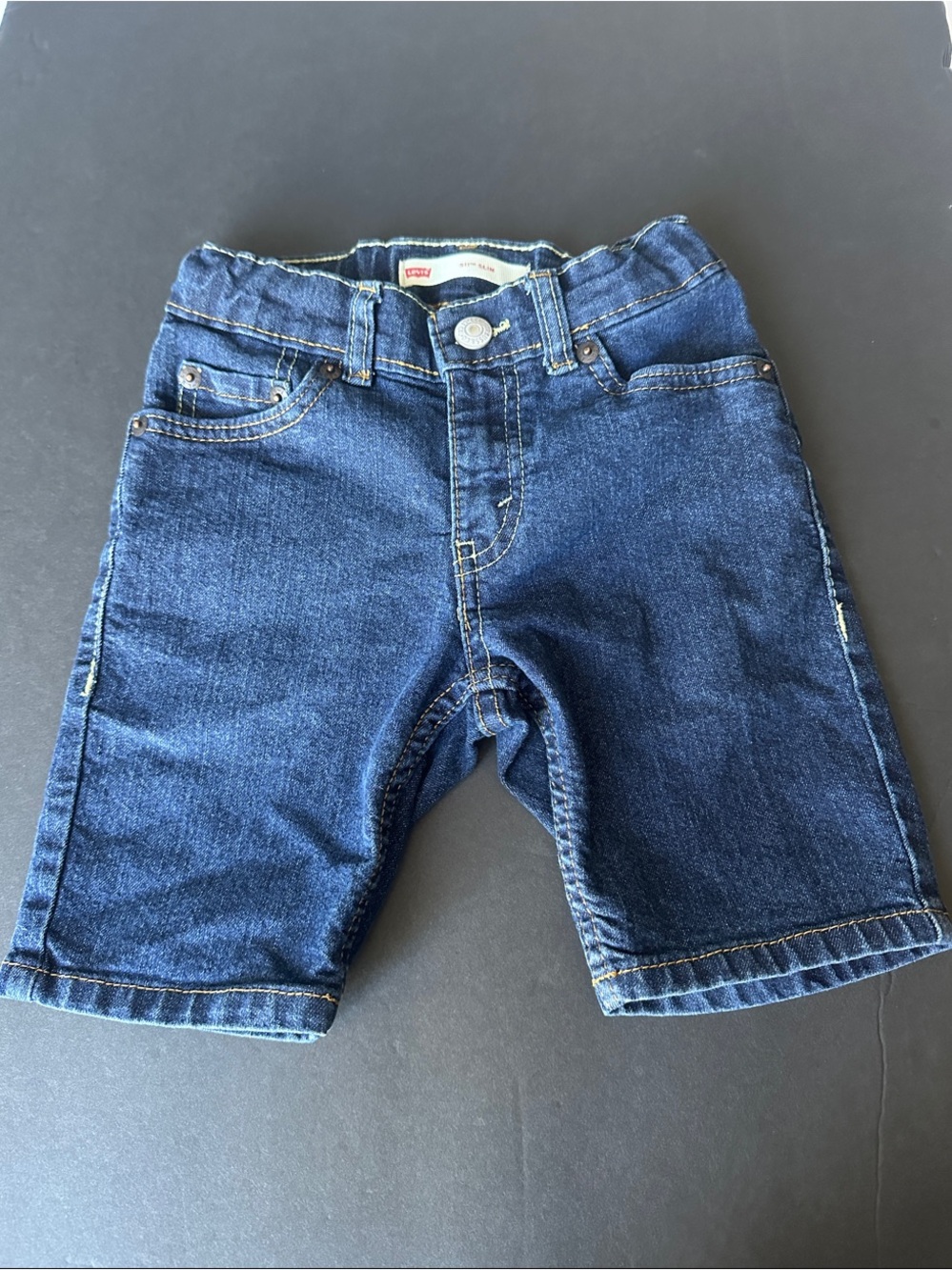 Levi's Indigo Blue Denim Kids Shorts